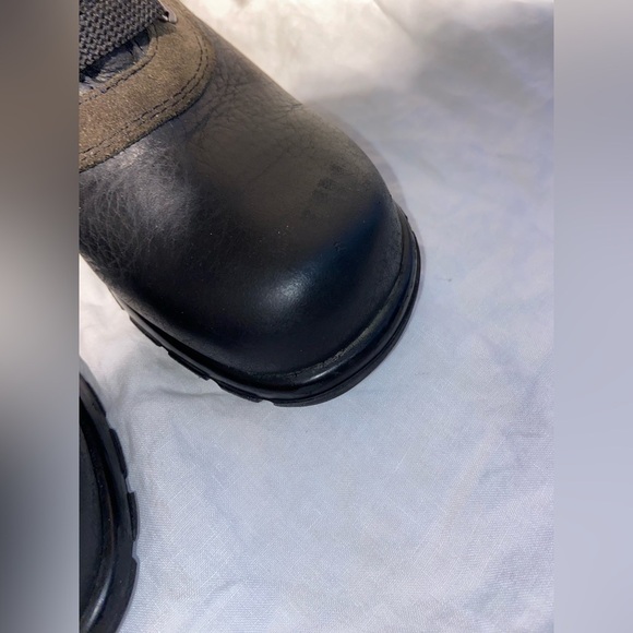 Women’s MARTINO Canadian leather suede and shearling lined winter boots Sz 7W - Picture 7 of 16